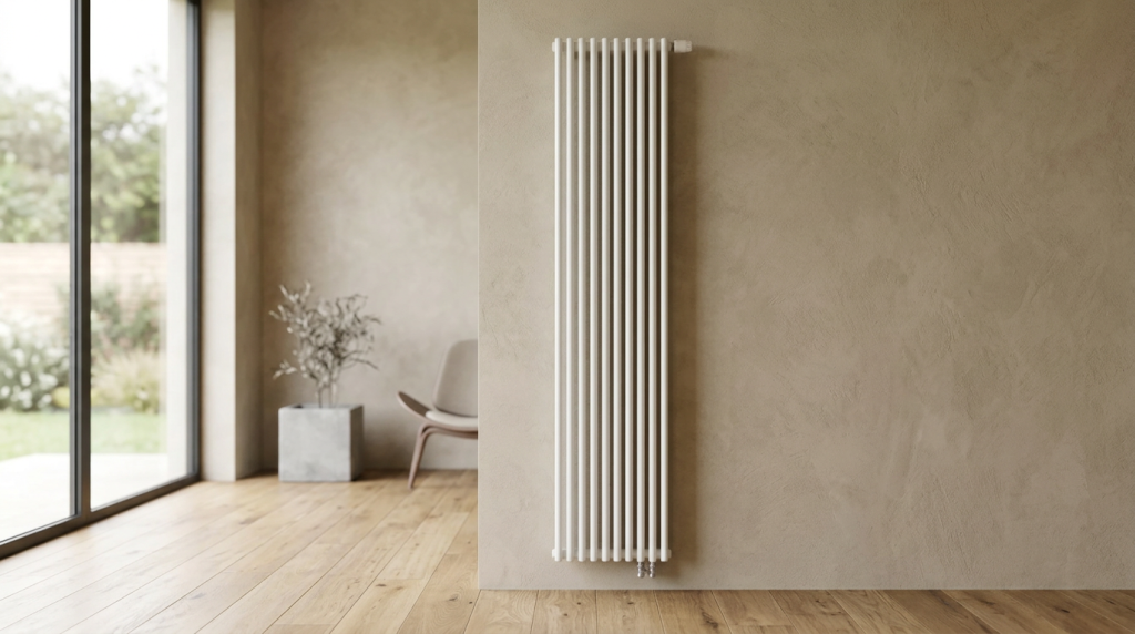 Вертикальный радиатор КЗТО для дизайн-проекта