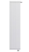 30 V Радиатор КЗТО Quadrum 30 V 1-1750-10 сек. подключение нижнее правостороннее, цвет: белый муар