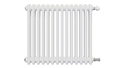 Радиатор трубчатый КЗТО Batarìa 3-500-14 сек. подключение боковое универсальное, цвет:  белый (глянцевый)