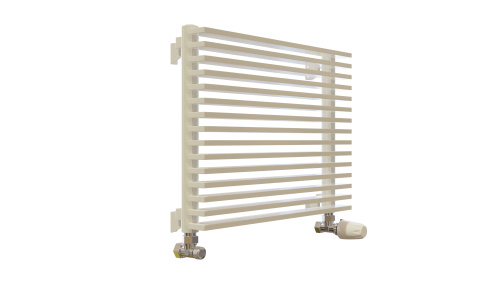 Радиатор трубчатый КЗТО Параллели Г 1-750-9 сек. подключение нижнее, цвет: белый (глянцевый) фото 2