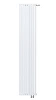 В – вертикальное исполнение Радиатор трубчатый КЗТО Соло В 1-1750-8 сек. подключение нижнее правостороннее, цвет:  белый (глянцевый)