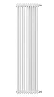 3 ряда колонок Радиатор трубчатый КЗТО Batarìa 3-1750-10 сек. подключение боковое универсальное, цвет:  белый (глянцевый)