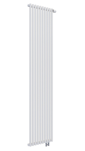 Радиатор трубчатый КЗТО Гармония А25 N 1-1750-10 сек. подключение нижнее правостороннее, цвет:  белый (глянцевый) фото 2