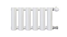 Гармония 1 и 2 Радиатор трубчатый КЗТО Гармония 1-155-6 сек. подключение боковое универсальное, цвет:  белый (глянцевый)