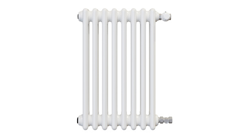 Радиатор трубчатый КЗТО Batarìa 3-500-8 сек. подключение боковое универсальное, цвет:  белый (глянцевый)