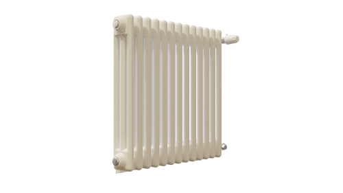 Радиатор трубчатый КЗТО Batarìa 3-300-3 сек. подключение боковое универсальное, цвет:  белый (глянцевый) фото 3