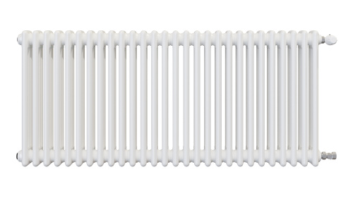 Радиатор трубчатый КЗТО Batarìa 3-500-28 сек. подключение боковое универсальное, цвет:  белый (глянцевый)