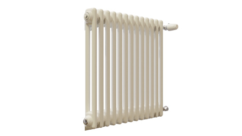 Радиатор трубчатый КЗТО Batarìa 2-1250-13 сек. подключение боковое универсальное, цвет:  белый (глянцевый) фото 3