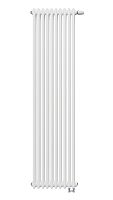 3 ряда колонок Радиатор трубчатый КЗТО Batarìa 3-1750-10 сек. подключение нижнее, цвет:  белый (глянцевый)