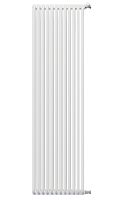 2 – двухрядный Радиатор трубчатый КЗТО РС 2-1750-12 сек. подключение боковое универсальное, цвет: белый (глянцевый)