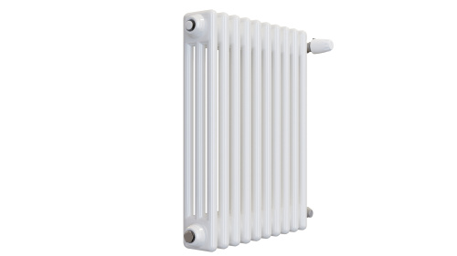Радиатор трубчатый КЗТО Batarìa 3-500-10 сек. подключение боковое универсальное, цвет:  белый (глянцевый) фото 2
