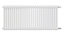 2 ряда колонок Радиатор трубчатый КЗТО Batarìa 2-500-28 сек. подключение боковое универсальное, цвет:  белый (глянцевый)