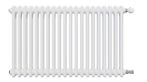 Радиатор трубчатый КЗТО Batarìa 2-500-20 сек. подключение боковое универсальное, цвет:  белый (глянцевый)