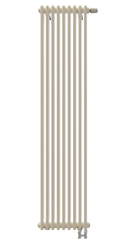 Радиатор трубчатый КЗТО Batarìa 2-1750-18 сек. подключение нижнее, цвет:  белый (глянцевый)