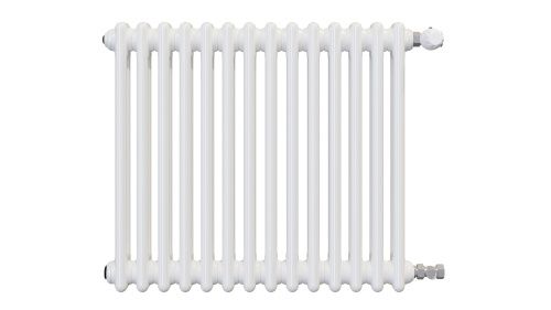 Радиатор трубчатый КЗТО Batarìa 2-500-14 сек. подключение боковое универсальное, цвет:  белый (глянцевый)