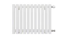 40 V Радиатор КЗТО Quadrum 40 V 1-750-20 сек. подключение боковое универсальное, цвет: белый муар