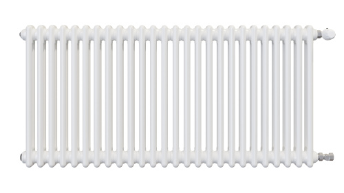 Радиатор трубчатый КЗТО Batarìa 2-500-26 сек. подключение боковое универсальное, цвет:  белый (глянцевый)
