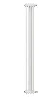 3 ряда колонок Радиатор трубчатый КЗТО Batarìa 3-1750-4 сек. подключение боковое универсальное, цвет:  белый (глянцевый)