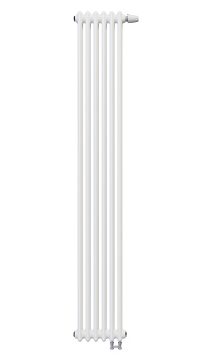 Радиатор трубчатый КЗТО Batarìa 2-1750-6 сек. подключение нижнее, цвет:  белый (глянцевый)