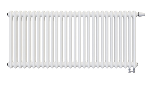 Радиатор трубчатый КЗТО Batarìa 2-500-28 сек. подключение нижнее, цвет:  белый (глянцевый)