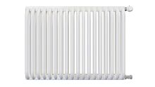 2 – двухрядный Радиатор трубчатый КЗТО РС 2-500-18 сек. подключение боковое универсальное, цвет: белый (глянцевый)