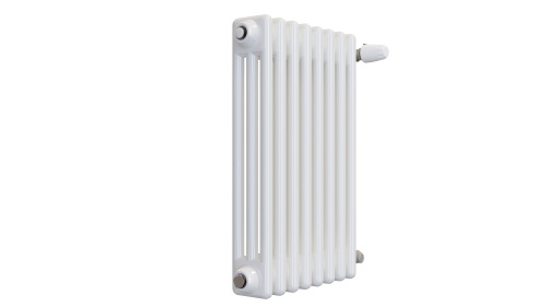 Радиатор трубчатый КЗТО Batarìa 3-500-8 сек. подключение боковое универсальное, цвет:  белый (глянцевый) фото 2