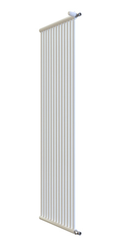 Радиатор трубчатый КЗТО РСК 1-2000-10 сек. подключение боковое универсальное, цвет: белый (глянцевый) фото 2