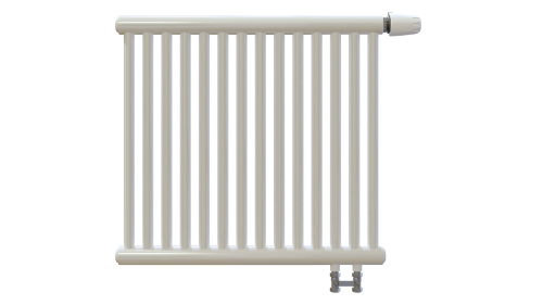Радиатор трубчатый КЗТО РСК 1-500-11 сек. подключение нижнее, цвет: белый (глянцевый)
