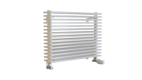 Радиатор трубчатый КЗТО Параллели Г 2-750-25 сек. подключение нижнее, цвет: белый (глянцевый) фото 2