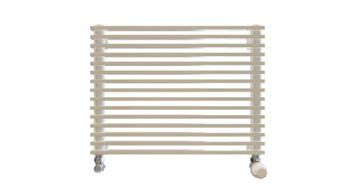 Радиатор трубчатый КЗТО Параллели Г 1-750-9 сек. подключение нижнее, цвет: белый (глянцевый)