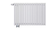 30 V Радиатор КЗТО Quadrum 30 V 1-750-41 сек. подключение нижнее левостороннее, цвет: белый муар