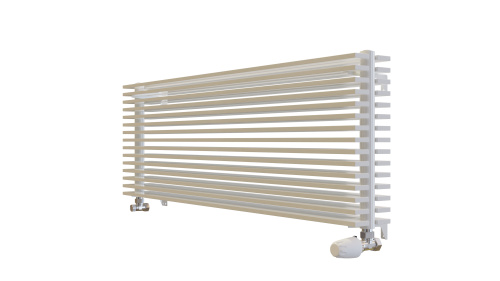 Радиатор трубчатый КЗТО Параллели Г 2-1500-17 сек. подключение нижнее, цвет: белый (глянцевый) фото 3