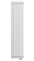 50 V Радиатор КЗТО Quadrum 50 V 1-1500-12 сек. подключение нижнее правостороннее без термоклапана, цвет: белый муар