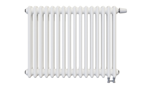 Радиатор трубчатый КЗТО Batarìa 3-500-16 сек. подключение нижнее, цвет:  белый (глянцевый)
