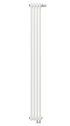 Радиатор трубчатый КЗТО Batarìa 2-1750-4 сек. подключение нижнее, цвет:  белый (глянцевый)