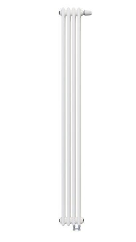 Радиатор трубчатый КЗТО Batarìa 3-1750-4 сек. подключение нижнее, цвет:  белый (глянцевый)