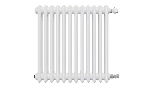 Радиатор трубчатый КЗТО Batarìa 3-500-12 сек. подключение боковое универсальное, цвет:  белый (глянцевый)