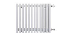 60 V Радиатор КЗТО Quadrum 60 V 1-750-15 сек. подключение боковое универсальное, цвет: белый муар