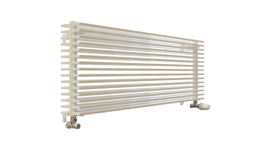 Радиатор трубчатый КЗТО Параллели Г 2-1500-17 сек. подключение нижнее, цвет: белый (глянцевый) фото 2