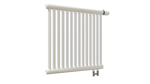 Радиатор трубчатый КЗТО РСК 1-500-11 сек. подключение нижнее, цвет: белый (глянцевый) фото 3