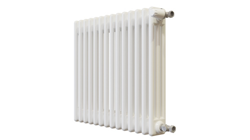 Радиатор трубчатый КЗТО Batarìa 3-500-14 сек. подключение боковое универсальное, цвет:  белый (глянцевый) фото 3
