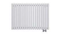 30 V Радиатор КЗТО Quadrum 30 V 1-300-34 сек. подключение нижнее правостороннее без термоклапана, цвет: белый муар