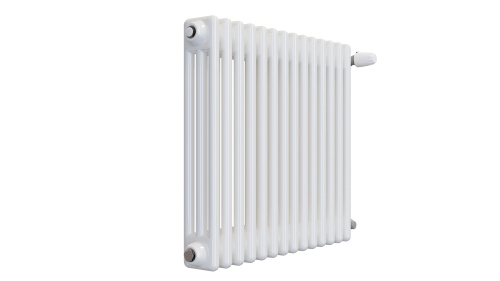 Радиатор трубчатый КЗТО Batarìa 3-500-14 сек. подключение боковое универсальное, цвет:  белый (глянцевый) фото 2