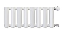 Гармония 1 и 2 Радиатор трубчатый КЗТО Гармония 1-155-8 сек. подключение боковое универсальное, цвет:  белый (глянцевый)