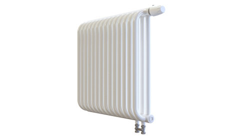 Радиатор трубчатый КЗТО РСК 2-300-30 сек. подключение нижнее правостороннее, цвет: белый (глянцевый) фото 2