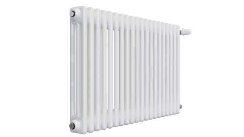 Радиатор трубчатый КЗТО Batarìa 3-500-20 сек. подключение боковое универсальное, цвет:  белый (глянцевый) фото 2