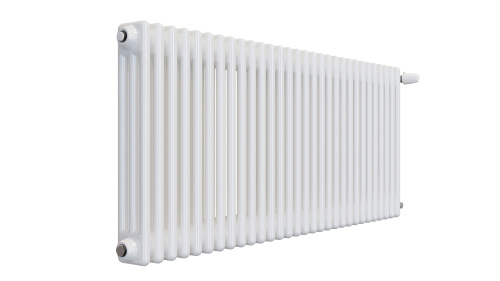 Радиатор трубчатый КЗТО Batarìa 3-500-30 сек. подключение боковое универсальное, цвет:  белый (глянцевый) фото 2