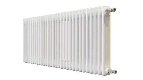 Радиатор трубчатый КЗТО Batarìa 3-500-30 сек. подключение боковое универсальное, цвет:  белый (глянцевый) фото 3