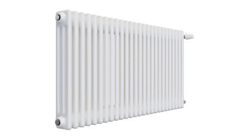 Радиатор трубчатый КЗТО Batarìa 3-500-26 сек. подключение боковое универсальное, цвет:  белый (глянцевый) фото 2