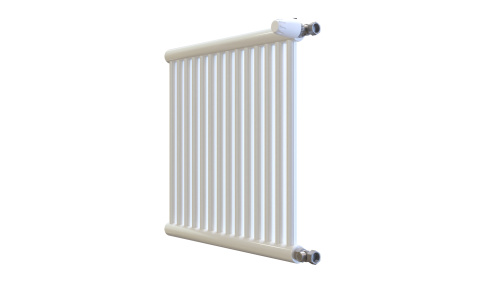 Радиатор трубчатый КЗТО РСК 1-1200-13 сек. подключение боковое универсальное, цвет: белый (глянцевый) фото 2